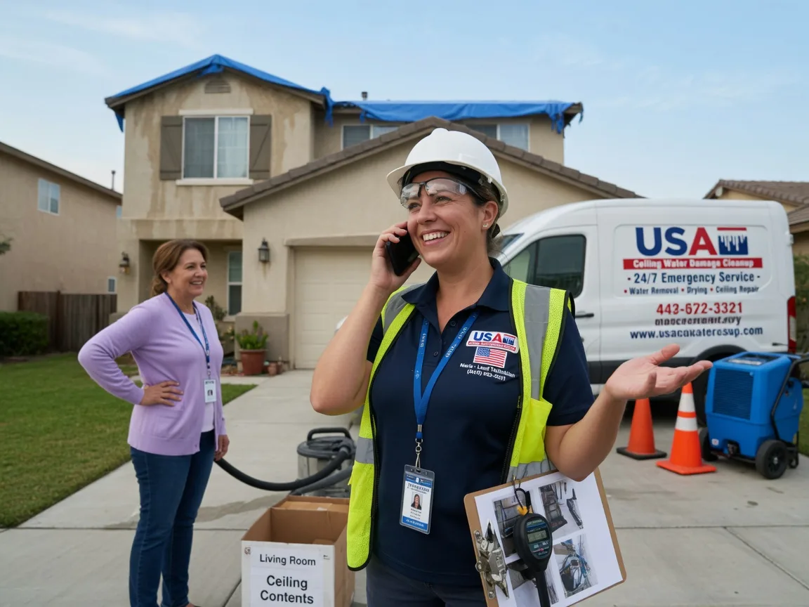 Ceiling Water Damage Restoration Union Center, WI FAQs